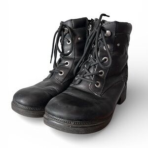 Harley-Davidson Women’s Black Motorcycle Boots D83519 Size 8